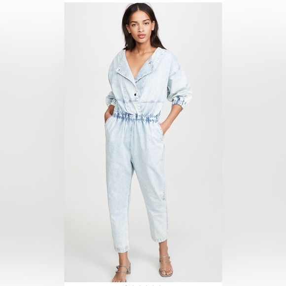 Rachel Comey Holt Jumpsuit in Sky Wash - Picture 1 of 11